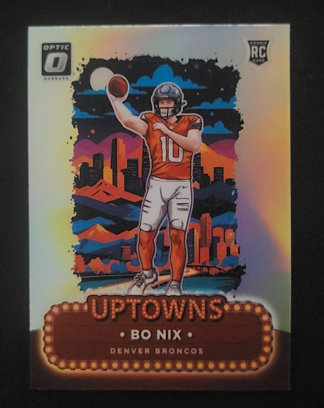 2024 Panini Donruss Optic Uptowns #3 Bo Nix — front