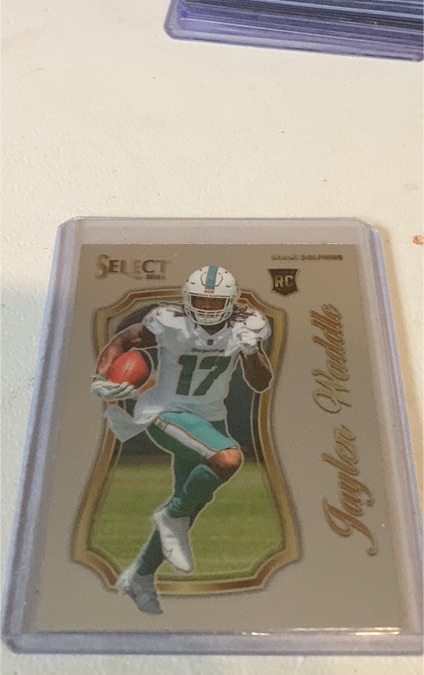 2021 Panini Select Certified Rookies #SCR-13 Jaylen Waddle — front