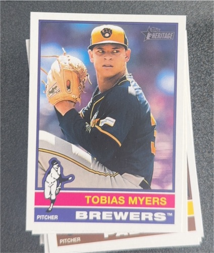2025 Topps Heritage #137 Tobias Myers — front