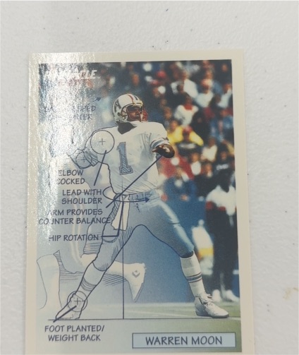 1991 Pinnacle #356 Warren Moon — front