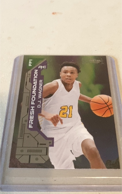 2023 SkyBox Metal Universe Champions #FF1 D.J. Wagner Fresh Foundation — front