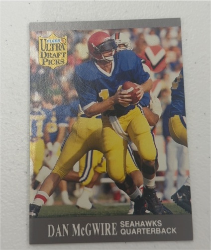 1991 Fleer Ultra #289 Dan McGwire — front
