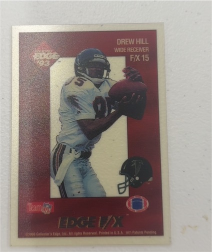 1993 Collector's Edge #F/X15 Drew Hill — front