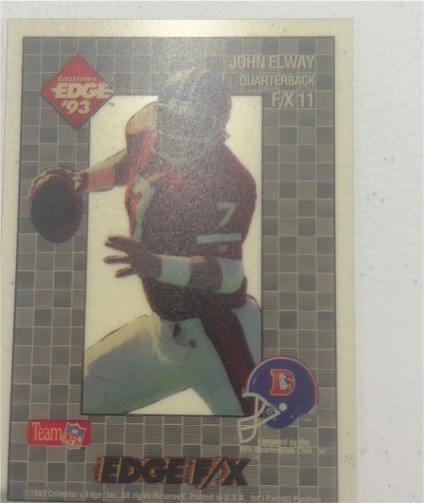 1993 Collector's Edge #F/X11 John Elway — front
