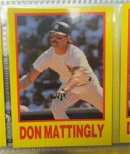 1990 Big League Statz #NNO Don Mattingly — front
