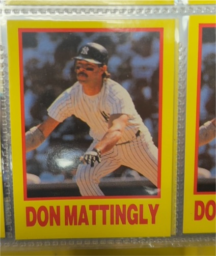 1990 Big League Statz #NNO Don Mattingly — front