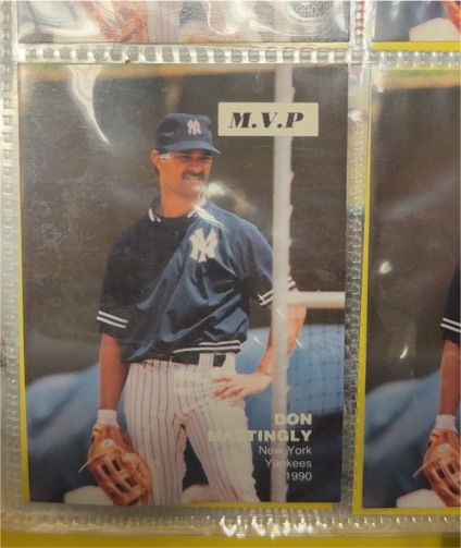 1990 M.V.P. Big League All Star #3 Don Mattingly — front