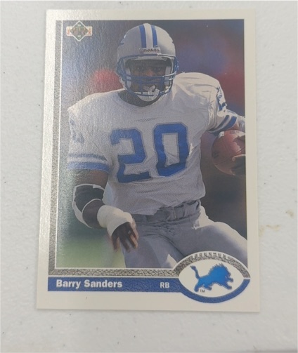 1991 Upper Deck #444 Barry Sanders — front
