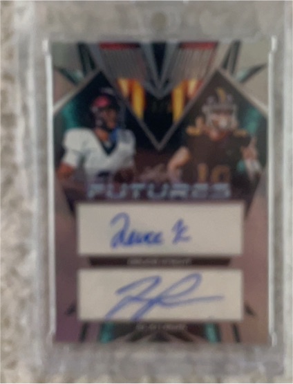 2024 Leaf Futures Double Down #DD-8 Deuce Knight & Ju Ju Lewis — front