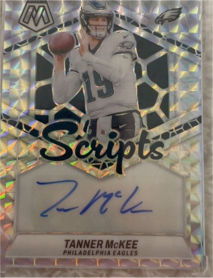 2024 Panini Mosaic Scripts #SC-TMC Tanner McKee — front