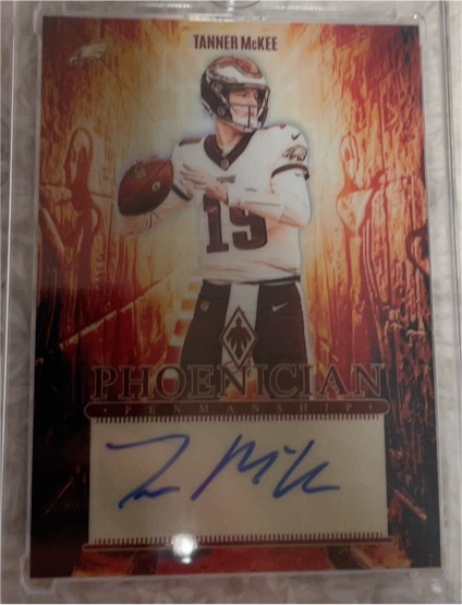 2024 Panini Phoenix #PP-TME Tanner McKee Phoenician Penmanship — front