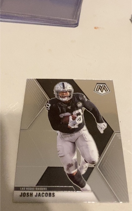 2020 Panini Mosaic Josh Jacobs — front