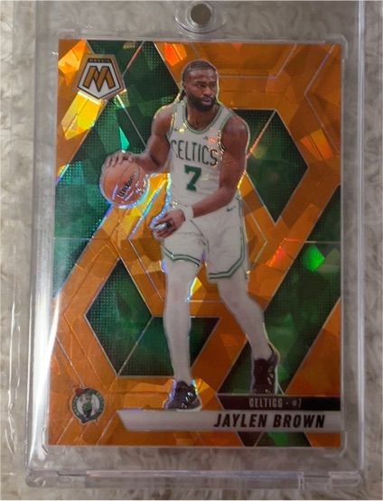 2024-25 Panini Mosaic #33 Jaylen Brown — front