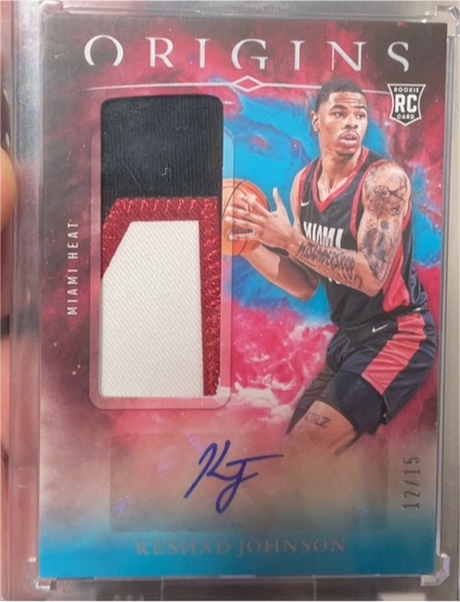 2024-25 Panini Origins #RJA-KJH Keshad Johnson — front