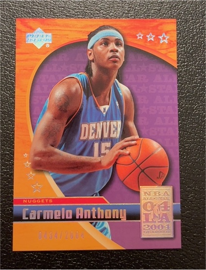 2004 Upper Deck All-Star Game #CA Carmelo Anthony — front