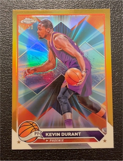 2023-24 Topps Chrome #50 Kevin Durant — front