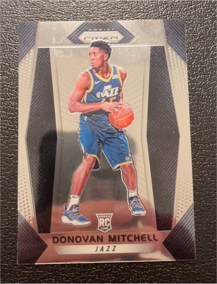 2017-18 Panini Prizm #117 Donovan Mitchell Rookie Card — front