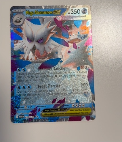Pokemon Mega Evolutions Mega Abomasnow ex #036/132 — front