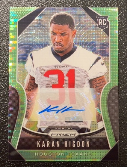 2019 Panini Prizm #333 Karan Higdon — front