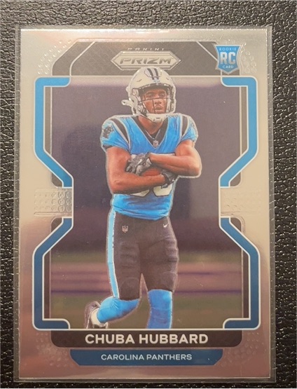 2021 Panini Prizm #355 Chuba Hubbard — front