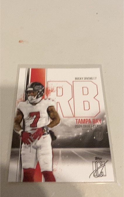 2024 Topps Signature Class #184 Bucky Irving — front