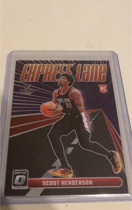 2023-24 Panini Donruss Optic #14 Scoot Henderson Express Lane — front