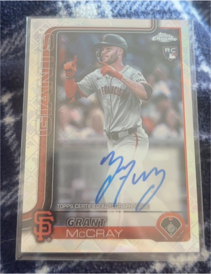 2025 Topps Chrome #RA-GM Grant McCray — front