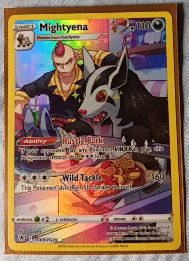 2022 Pokémon TCG Astral Radiance #TG09 Mightyena — front