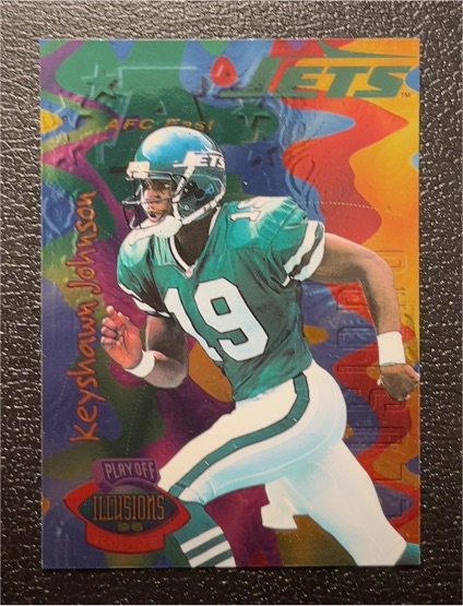 1996 Playoff Illusions #89 Keyshawn Johnson — front