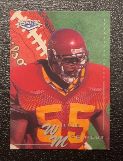 1994 Classic Assets #92 Willie McGinest — front