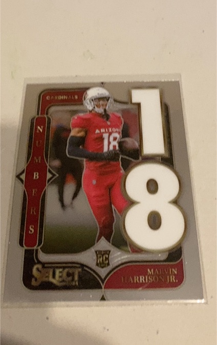 2024 Panini Select #4 Marvin Harrison Jr. — front