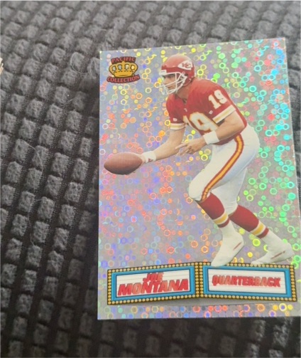 1994 Pacific Crown Collection Marquee Prisms #20 Joe Montana — front
