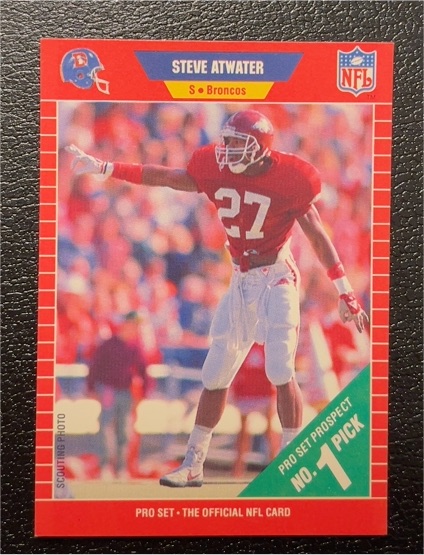 1989 Pro Set #492 Steve Atwater — front