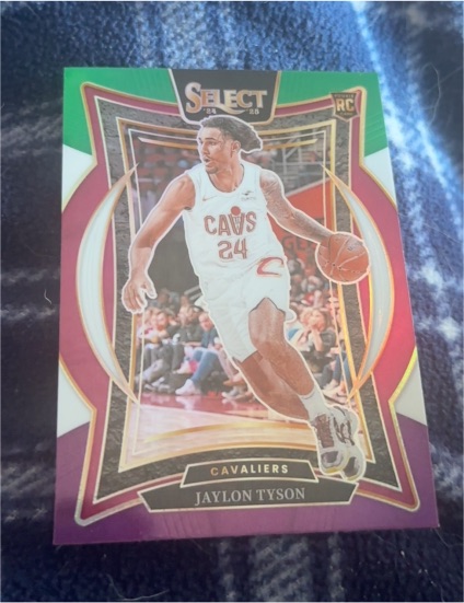 2024-25 Panini Select #77 Jaylon Tyson — front