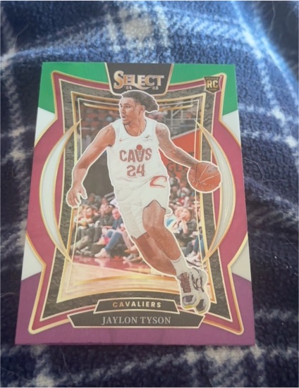 2024-25 Panini Select #77 Jaylon Tyson — front