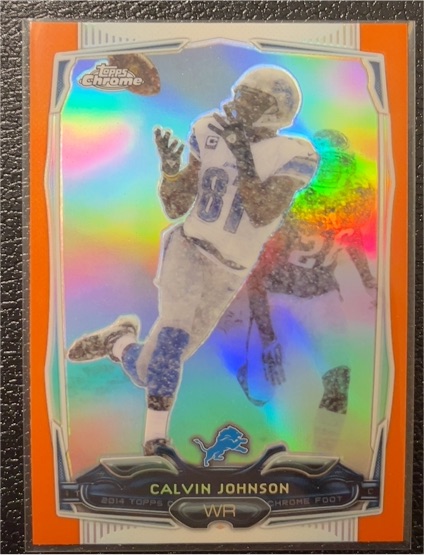 2014 Topps Chrome #98 Calvin Johnson — front