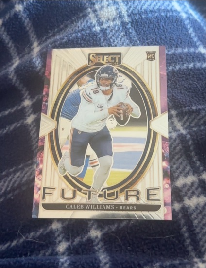 2024 Panini Select #18 Caleb Williams Future Rookie Card — front