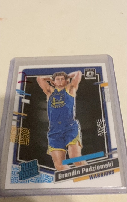 2023-24 Panini Donruss Optic #203 Brandin Podziemski — front