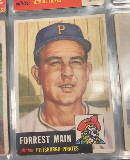 1953 Topps #198 Forrest Main — front