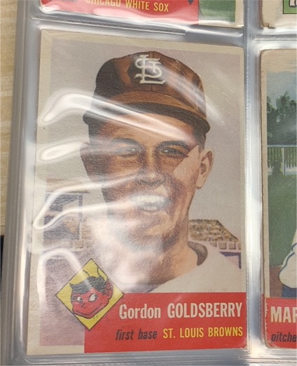 1953 Topps #200 Gordon Goldsberry — front