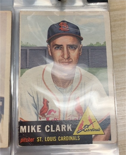 1953 Topps #193 Mike Clark — front