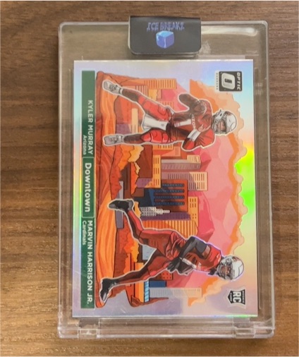 2024 Panini Donruss Optic Downtown Duos #15 Kyler Murray/Marvin Harrison Jr. — front