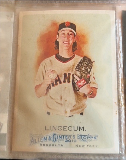 2010 Topps Allen & Ginter #175 Tim Lincecum — front