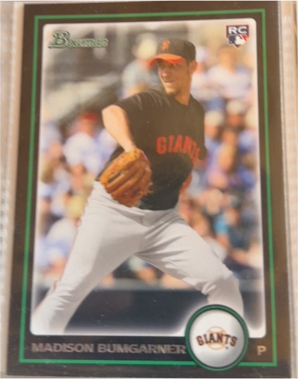 2010 Bowman Draft Picks & Prospects #BDP9 Madison Bumgarner — front