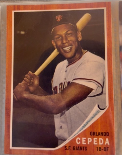 1962 Topps #40 Orlando Cepeda — front