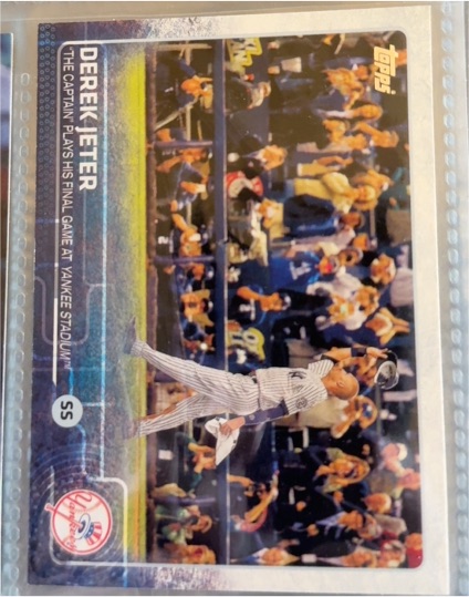 2015 Topps #319 Derek Jeter — front