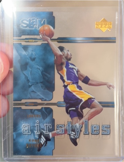 2000 Upper Deck Slam #AS8 Kobe Bryant Air Styles Insert SP Rare — front