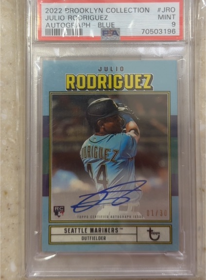 2022 Topps Brooklyn Collection #JRO Julio Rodriguez — front