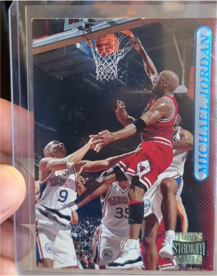 1996-97 Topps Stadium Club #101 Michael Jordan — front