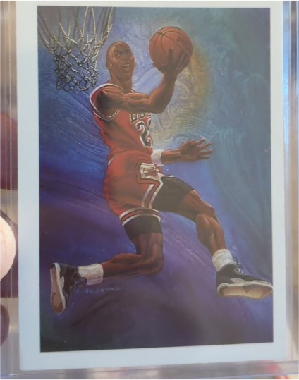1990-91 Hoops #358 Michael Jordan Chicago Bulls Team Checklist — front